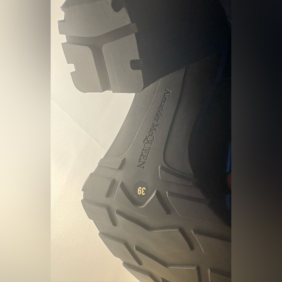 Alexander McQueen Black Leather Boots | NIB Luxury - Picture 4 of 16